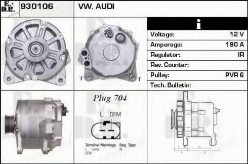 EDR 930106 - Alternator furqanavto.az