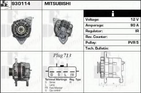 EDR 930114 - Alternator furqanavto.az