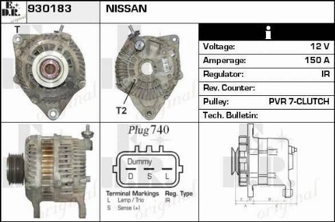 EDR 930183 - Alternator furqanavto.az