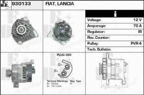 EDR 930133 - Alternator furqanavto.az