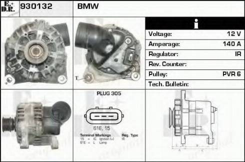 EDR 930132 - Alternator furqanavto.az