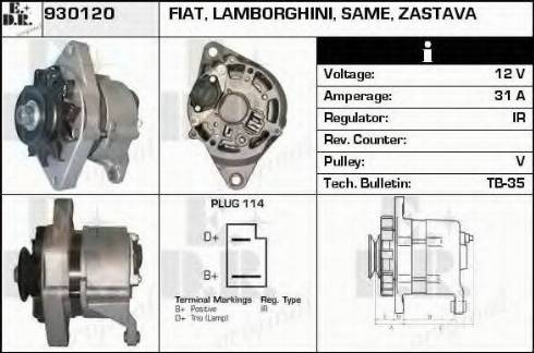 EDR 930120 - Alternator furqanavto.az