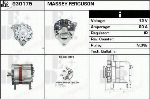 EDR 930175 - Alternator furqanavto.az