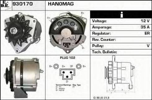 EDR 930170 - Alternator furqanavto.az