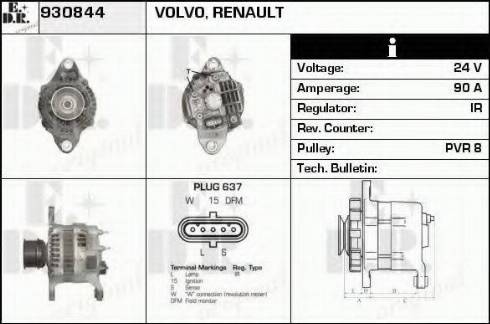 EDR 930844 - Alternator furqanavto.az