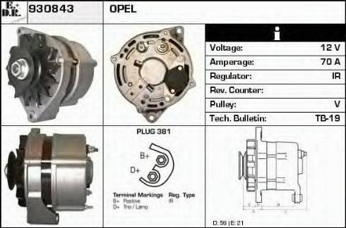 EDR 930843 - Alternator furqanavto.az