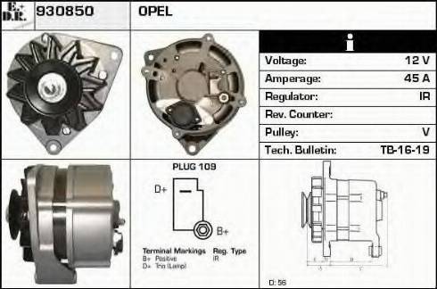 EDR 930850 - Alternator furqanavto.az