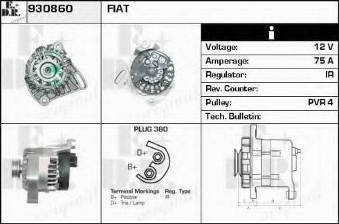 EDR 930860 - Alternator furqanavto.az