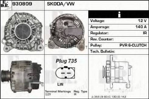 EDR 930809 - Alternator furqanavto.az