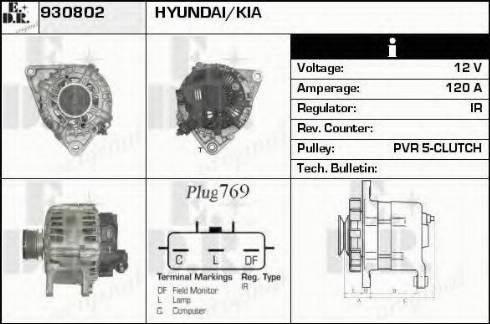 EDR 930802 - Alternator furqanavto.az