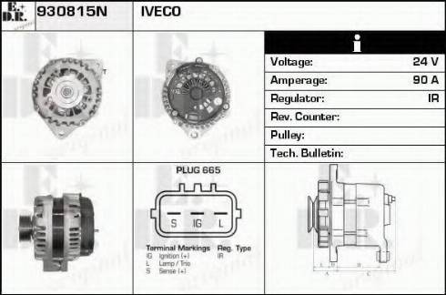 EDR 930815N - Alternator furqanavto.az