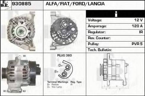 EDR 930885 - Alternator furqanavto.az