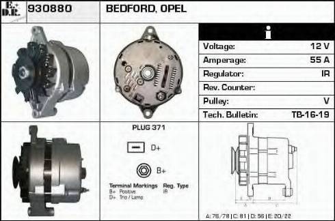 EDR 930880 - Alternator furqanavto.az