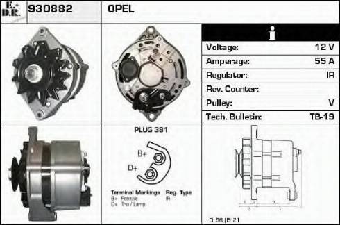 EDR 930882 - Alternator furqanavto.az