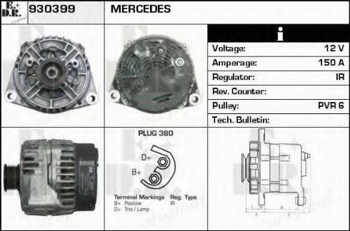 EDR 930399 - Alternator furqanavto.az