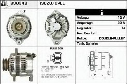 EDR 930349 - Alternator furqanavto.az