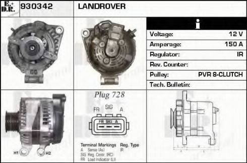 EDR 930342 - Alternator furqanavto.az