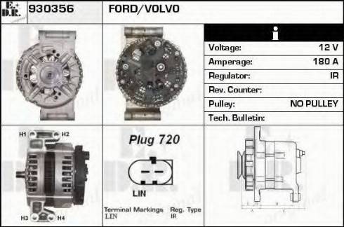 EDR 930356 - Alternator furqanavto.az