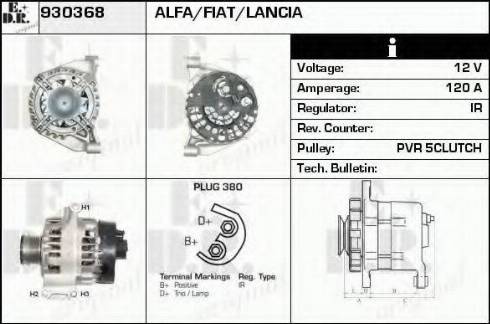 EDR 930368 - Alternator furqanavto.az