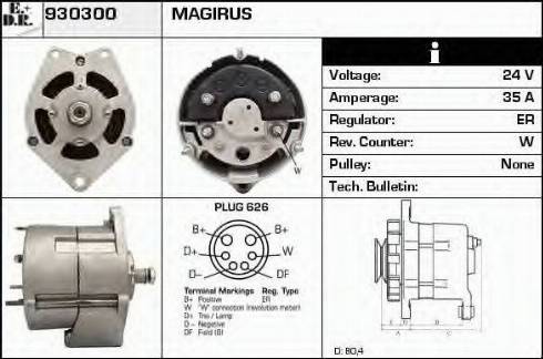 EDR 930300 - Alternator furqanavto.az