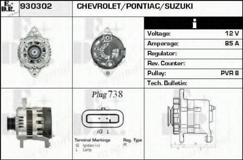 EDR 930302 - Alternator furqanavto.az