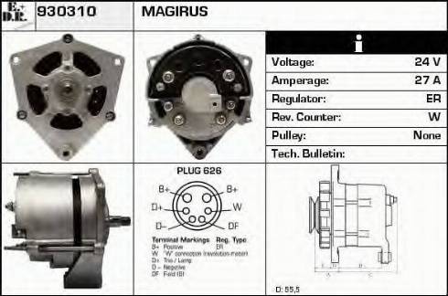 EDR 930310 - Alternator furqanavto.az