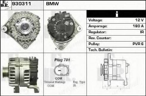 EDR 930311 - Alternator furqanavto.az