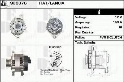 EDR 930376 - Alternator furqanavto.az