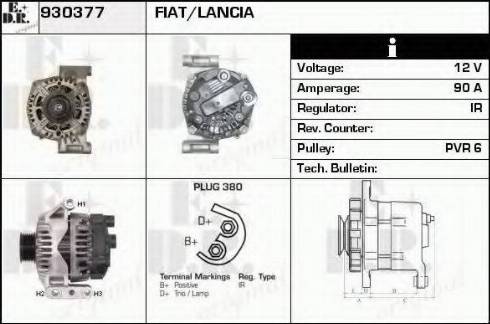 EDR 930377 - Alternator furqanavto.az