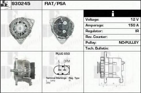 EDR 930245 - Alternator furqanavto.az