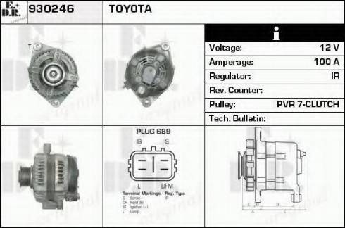 EDR 930246 - Alternator furqanavto.az