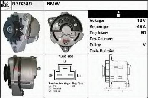 EDR 930240 - Alternator furqanavto.az