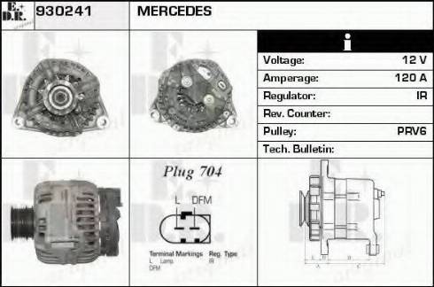 EDR 930241 - Alternator furqanavto.az