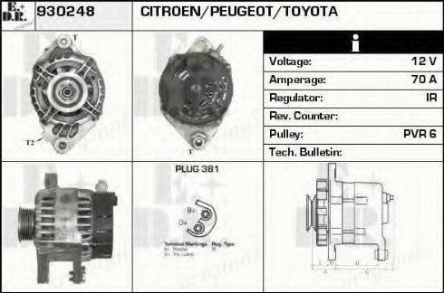 EDR 930248 - Alternator furqanavto.az