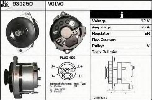 EDR 930250 - Alternator furqanavto.az