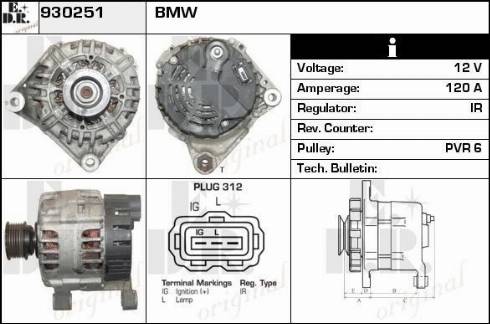 EDR 930251 - Alternator furqanavto.az