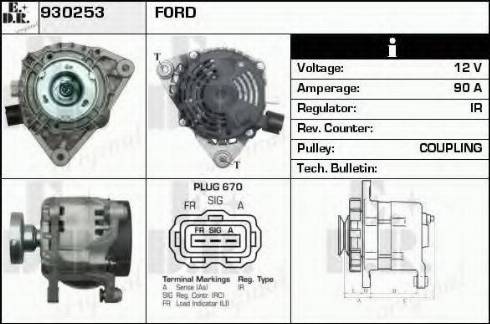 EDR 930253 - Alternator furqanavto.az