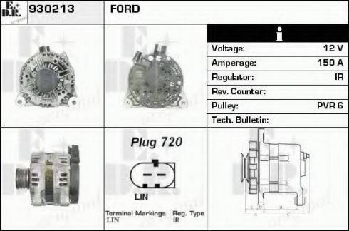 EDR 930213 - Alternator furqanavto.az