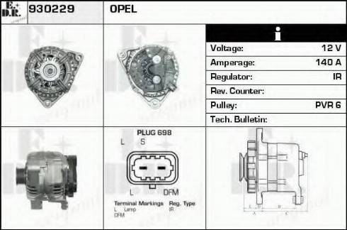 EDR 930229 - Alternator furqanavto.az