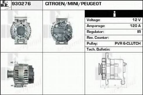 EDR 930276 - Alternator furqanavto.az