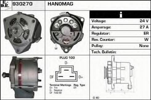 EDR 930270 - Alternator furqanavto.az