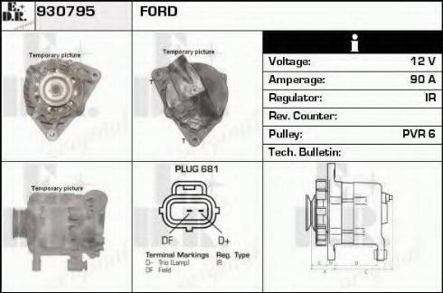 EDR 930795 - Alternator furqanavto.az