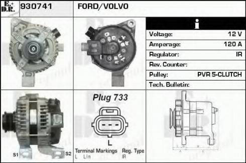 EDR 930741 - Alternator furqanavto.az