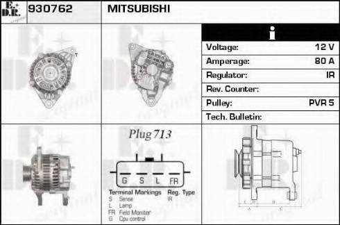 EDR 930762 - Alternator furqanavto.az