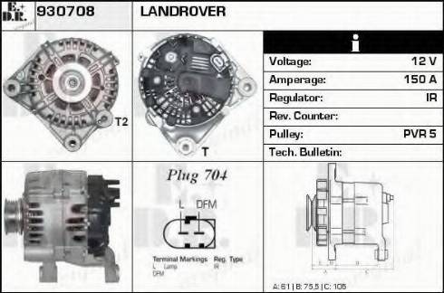 EDR 930708 - Alternator furqanavto.az