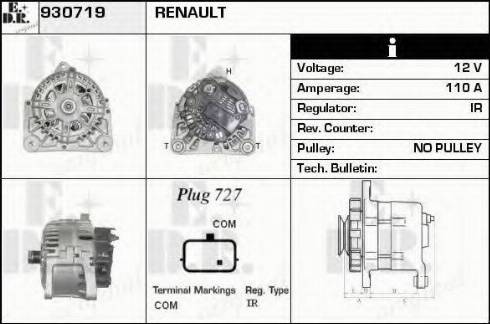 EDR 930719 - Alternator furqanavto.az