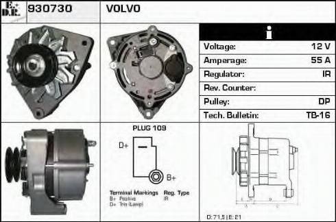 EDR 930730 - Alternator furqanavto.az