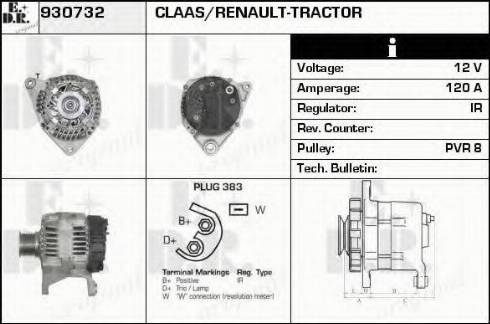 EDR 930732 - Alternator furqanavto.az