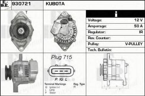 EDR 930721 - Alternator furqanavto.az