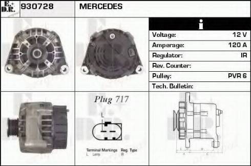 EDR 930728 - Alternator furqanavto.az